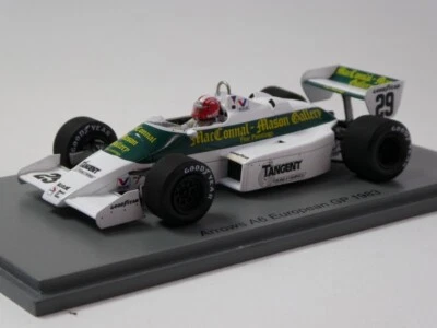 Spark Arrows A6 #29 Marc Surer European GP 1983 1/43 S5799 - Immagine 1 di 3