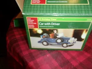 Holiday Time Car With Driver Country Charm Collection - Picture 1 of 7