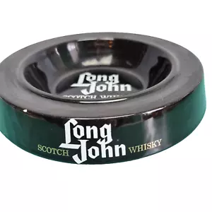 Cenicero Long John Scotch Whisky Pub Hombre Negro Cueva Wade Inglaterra De Colección - Imagen 1 de 9