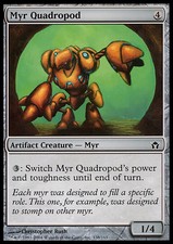 Magic the Gathering MTG Myr Quadropod (138) Fifth Dawn   LP