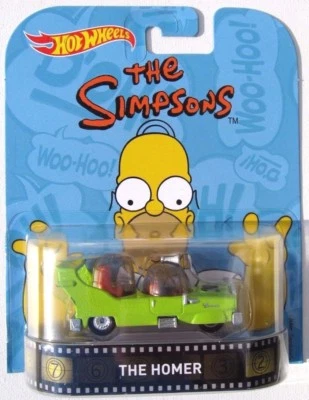 HOT WHEELS 2015 RETRO ENTERTAINMENT THE SIMPSONS THE HOMER  - Image 1 of 2