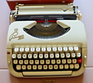 Princess 300 Reiseschreibmaschine im Originalkoffer Braun - Bild 1 von 14