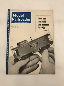 Vintage Model Railroader Magazine - July 1953- Train Hobbyist Miniature - Picture 1 of 4
