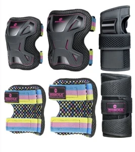 Juego de equipo de protección para niños patín/bicicleta codo/rodilla/muñeca pequeño - Imagen 1 de 3