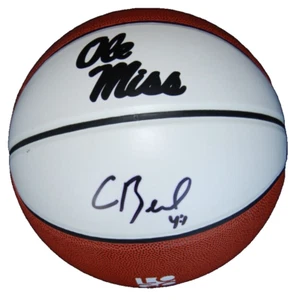 CHRIS BEARD signed (OLE MISS RUNNING REBELS) F/S logo basketball JSA AX28860 - Picture 1 of 2