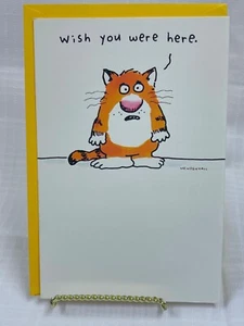 Vintage Carlton Karten "Wish You Were Here" Grußkarte - Bild 1 von 3