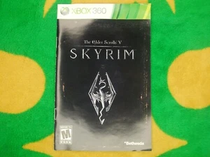 The Elder Scrolls V: Skyrim Xbox 360 Game Manual Only - Picture 1 of 2