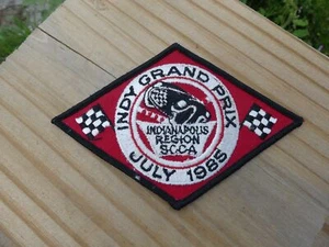 Vintage Indy Indianapolis Indiana Grand Prix Auto Racing Car Patch July 1985 - Picture 1 of 3