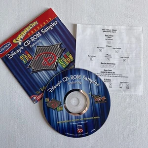 Disney The D Show Trivia Quiz Preguntas Juego CD-Rom Sampler Dannon Sprinkl’ins - Imagen 1 de 4