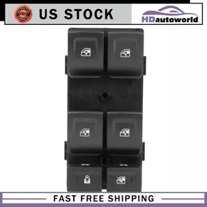 Front Left Window Switch Fits 2015-2020 Chevrolet Suburban Tahoe GMC Yukon - Foto 1 di 7