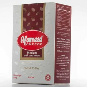 Café turco tostado mediano Al Ameed con cardamomo, fresco y finamente molido, 8 oz - Imagen 1 de 4