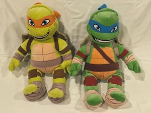 Build-A-Bear Teenage Mutant Ninja Turtles Lot - Michaelangelo & Leonardo (2016) - Bild 1 von 5