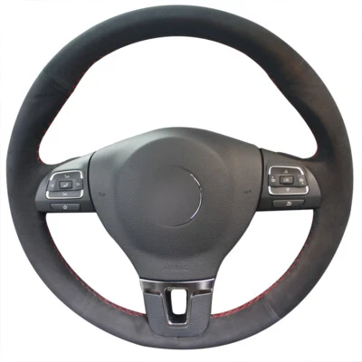 Steering Wheel Cover for Volkswagen VW Gol Tiguan Passat B7 CC Touran Jetta Mk6 — 第 1/4 张图片