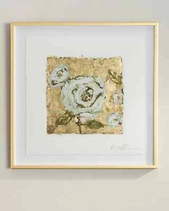 Gold und Rosen Giclée auf Papier - Wandbild - Bild 1 von 8