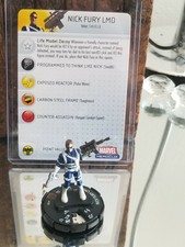 Heroclix Captain America set Nick Fury LMD #100 Limited Edition figure w/card!