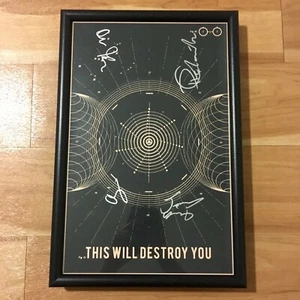 Signiert This Will Destroy You Poster mit Proof (Bandautogramm NICHT Vinyl/CD) - Bild 1 von 5