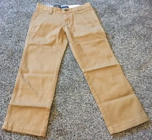 Tommy Hilfiger Boys Gold Khaki Stretch Pants: Size 5 - Picture 1 of 4