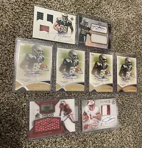 2012 SP AUTHENTIC / THREADS X8 LOT NICK TOON RC ROOKIE JERSEY PATCH AUTO WISC - Picture 1 of 2