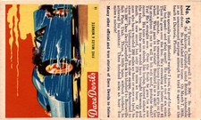 R39 National Chicle, Dare Devils, 1936, #16 Five Miles A Minute Automobile (B)