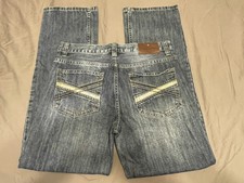 CODY JAMES Men's 33x30 Relaxed Bootcut Blue Denim Jeans