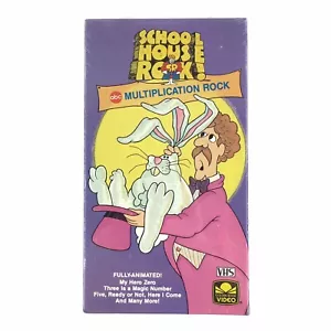 School House Rock Multiplication Rock VHS 1987 Golden Book Video Educational - Picture 1 of 3