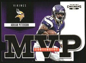 2012 Panini Contenders MVP Contenders Gold #9 Adrian Peterson /100