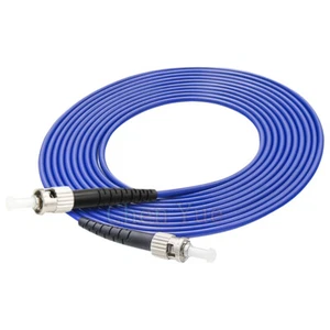 150M ST Armored Fiber Patch Cord Simplex Fiber SM ST-ST UPC Armored FTTH Jumper - Picture 1 of 5