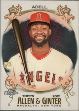 2021  Topps Allen & Ginter Chrome  #142 Jo Adell   RC  Los Angeles Angels (c)