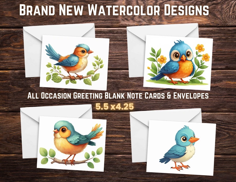 12 Cards - All Occasion Greeting Cards Blank with Envelopes #02 - Image 1 of 1