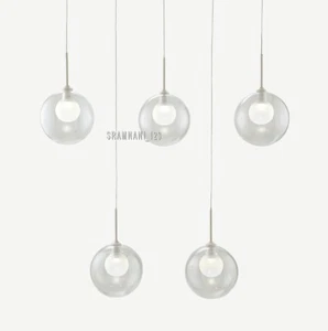 Made.com - Masako LED Glass Diner Pendant, Ivory & Clear Glass (Sealed pack) - Picture 1 of 6