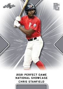 10-Count Lot Chris Stanfield 2021 Leaf Perfect Game NIKE All-American Rookies