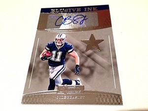 2016 Cole Beasley Donruss Signature Series Elusive Ink Silver Autograph #EI-CB 