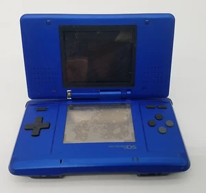 Nintendo DS NTR-001 Handheld System - Blue - One Broke Hinge - Works - Picture 1 of 9