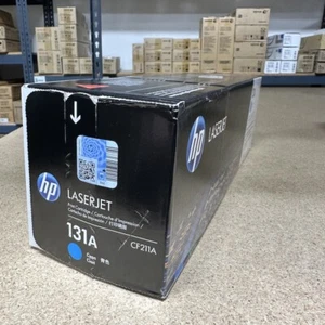 Genuine HP CF211A (131A) Cyan Toner Cartridge - NEW SEALED - Picture 1 of 1