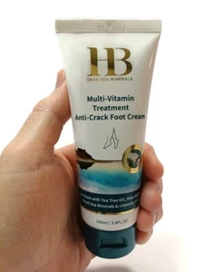 H&B Anti-Riss Fußcreme 100ml Multi-Vitamin Behandlung aus Mineralien Totes Meer - Bild 1 von 13