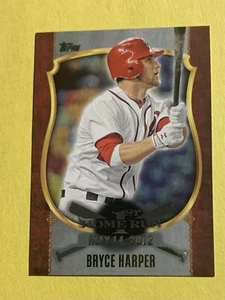 BRYCE HARPER / WASHINGTON NATIONALS / 2015 TOPPS "1sr HOME RUN" INSERT #FHR-06 - Picture 1 of 2