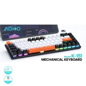 68-Key Wireless Mechanical Gaming Keyboard – RGB Lighting, Minimalist Design - Picture 1 of 3