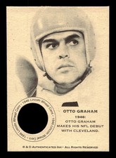 #L011 OTTO GRAHAM 1946 Penny Coin Collector Football Card FREE SHIPPING