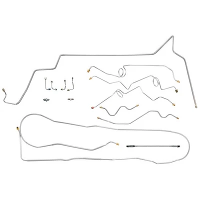 1998-Early 2000 Blazer,Jimmy,Bravada 4wd Brake Line Kit 3/16" and 1/4" Stainless - Image 1 of 4