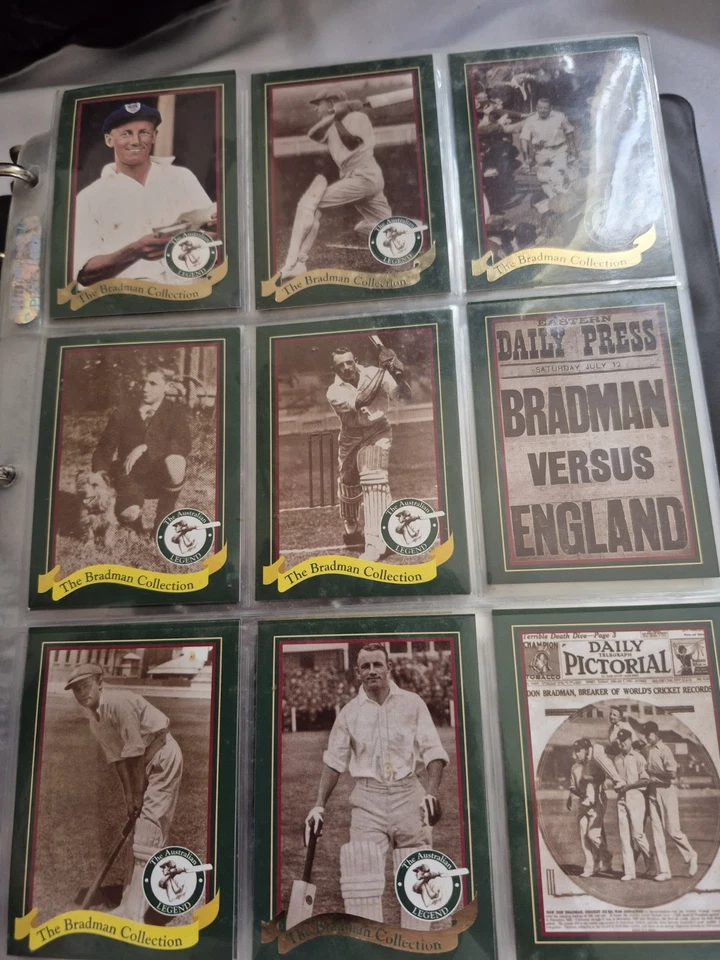 Tarjetas de cricket altamente coleccionables más de 360 tarjetas algunas dobles Foto 1 de 4