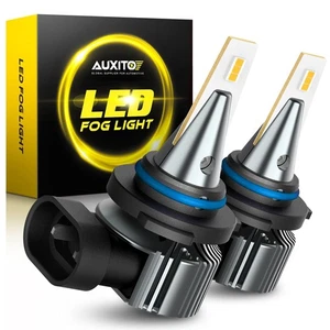AUXITO 3000K Amber 9006 HB4 LED Fog Light Bulbs Kit Daytime Running Light 2PCS - Picture 1 of 12