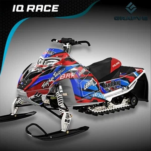 Polaris IQ Racer2005-2013 Kit Graphics Decals Stickers Snowmobile Wrap IQR RACE - Bild 1 von 4