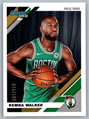 2019-20 Donruss #26 Kemba Walker Press Proof Purple #/199 - Imagem 1 de 2