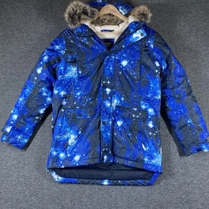 Lands’ End Kid XL Extra Large 14-16 Husky Blue Expedition Down Winter Parka Coat - Picture 1 of 9