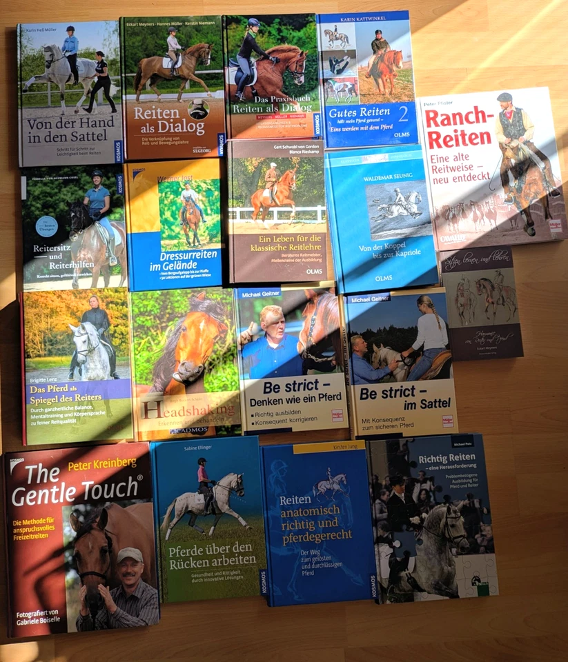 Bücherpaket Reiten, Meyners, Kattwinkel, Geitner, Kreinberg, Putz, Seunig usw. - Bild 1 von 1