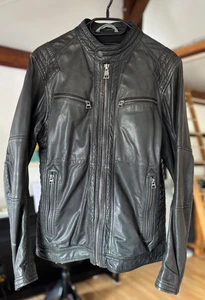 Lederjacke schwarz - Echtleder - Tom Tailor Denim - Größe S - Herren/unisex - Bild 1 von 7