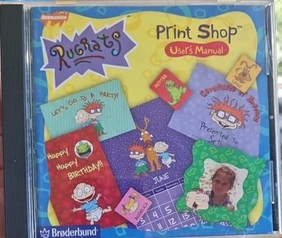Rugrats Print Shop PC/Mac CD-ROM Special Edition 1998 Nickelodeon Vgc Free Post - Image 1 of 4
