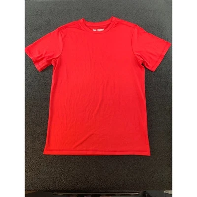 Camiseta deportiva de manga corta roja base fresca Majestic Kids Evolution VXL Foto 1 de 4