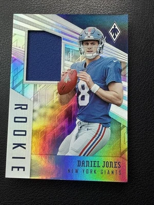2019 Panini Phoenix RPS Memorabilia # /100 Daniel Jones Rookie RC - Image 1 of 3