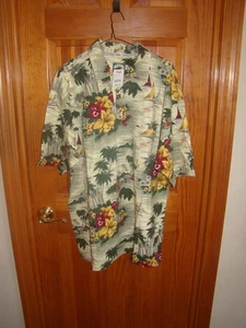 Tommy Bahama Poloshirt 100% Baumwolle FÄLLT GROSS AUS Größe L Large Neu Mit Etikett - Bild 1 von 11